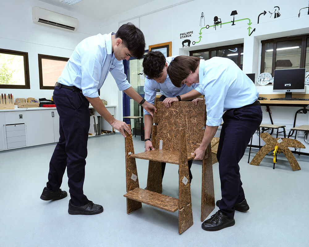 Working with DesignTech Senior Students